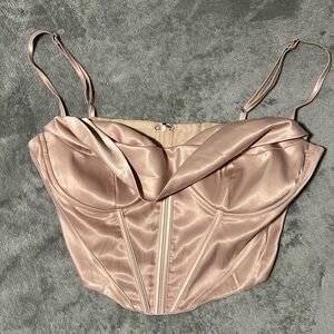 Satin Corset Top
